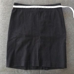 Black pencil skirt